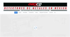Desktop Screenshot of detectordemetalesmexico.com